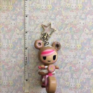 Tokidoki Donutella bag charm/keychain